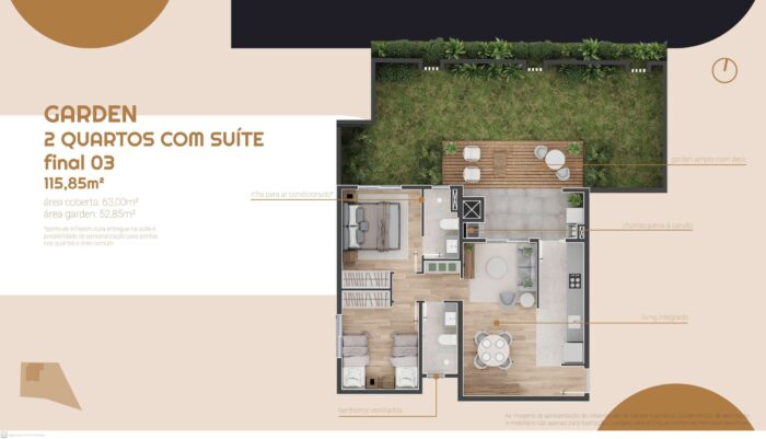 Apartamento 2 Quartos c/suíte - Tingui - Image 19