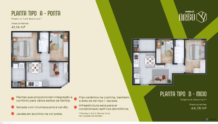 Residencial ARBO - 2 Quartos - Vargem Grande - Pinhais - Image 22